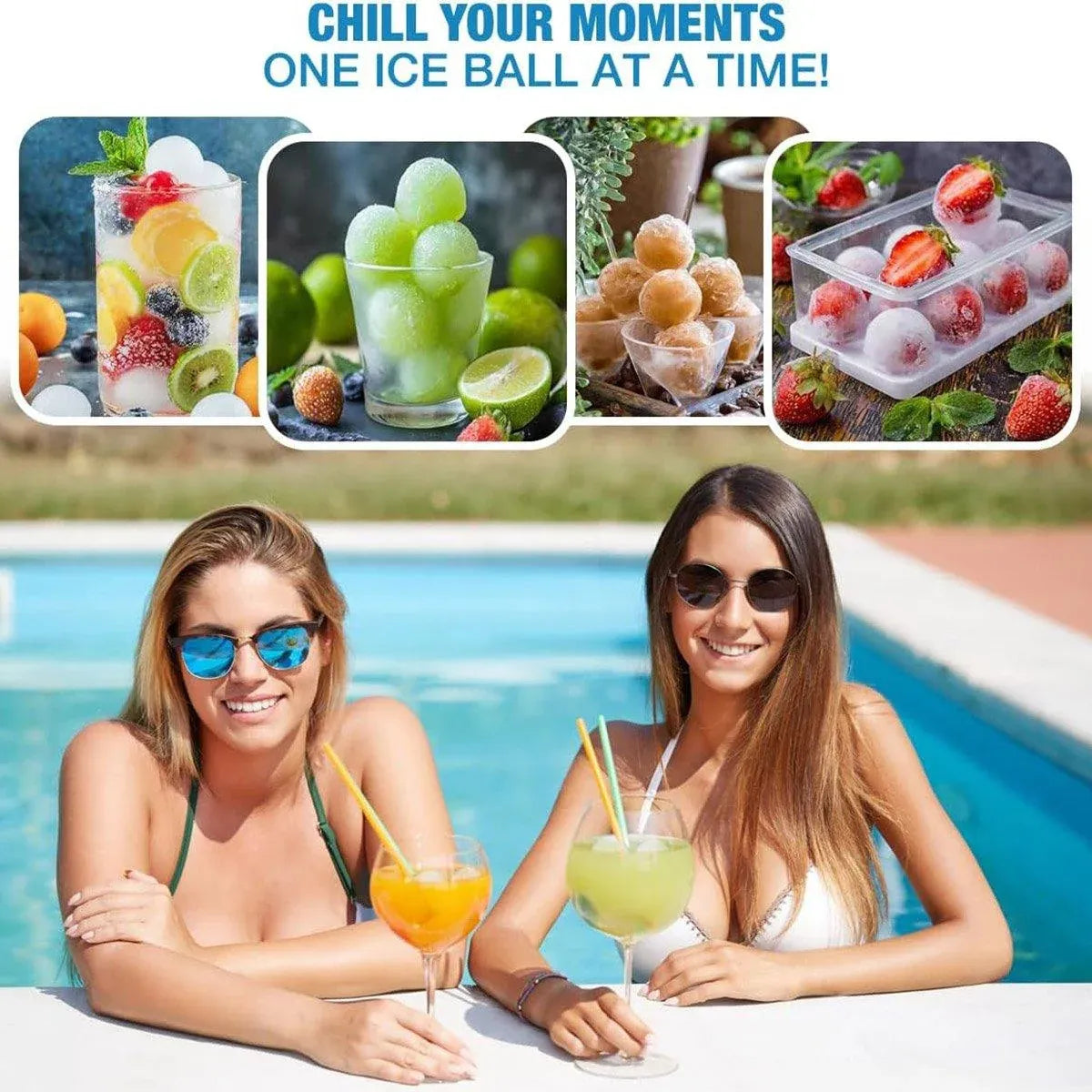 3 Layer Ice Cube Tray Mold Home Ice Compartment Press for Freezer Storage — product image 12