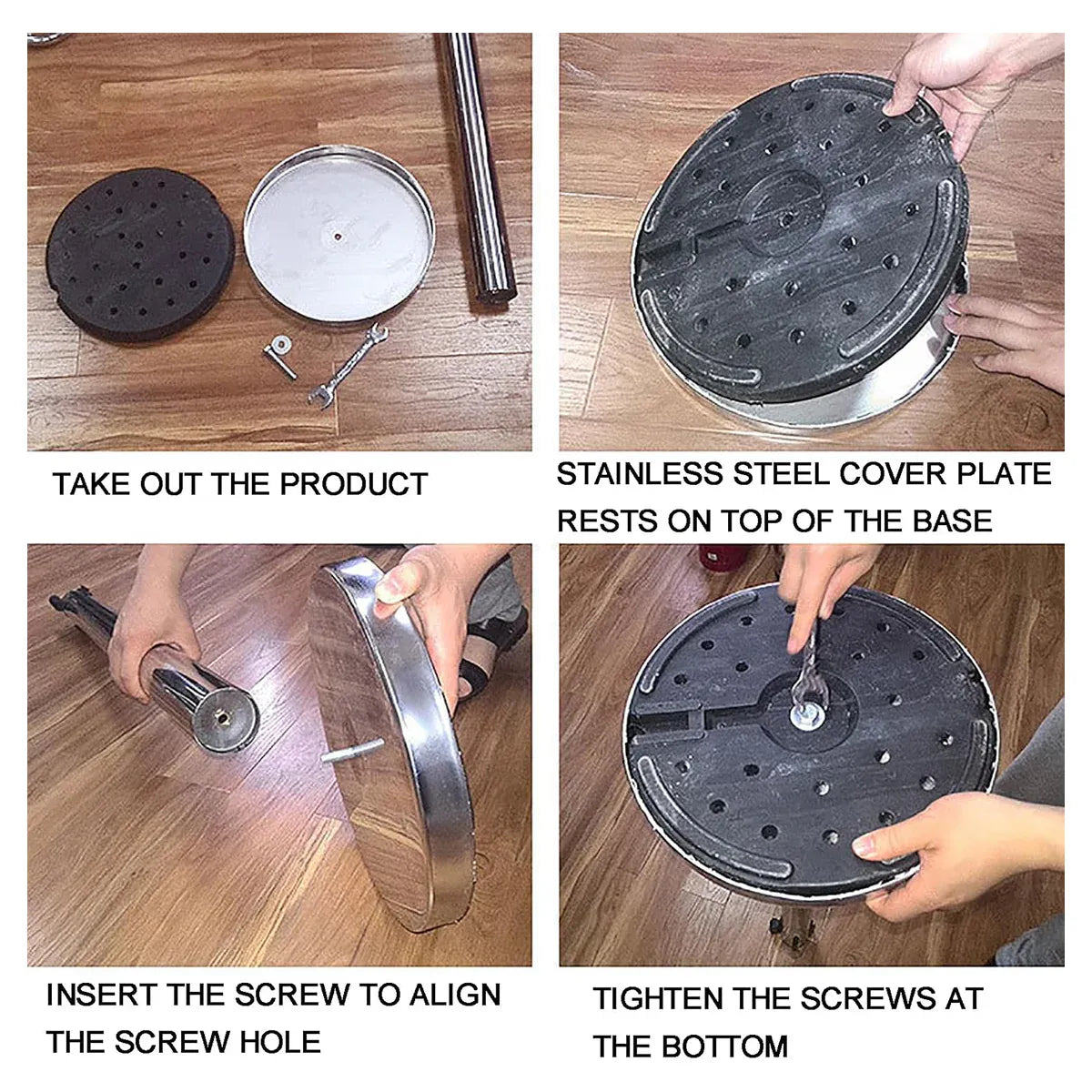 2M Retractable Isolation Barrier Belt 1 Post Anti-Slip Base Waterproof Durable — product photo 6