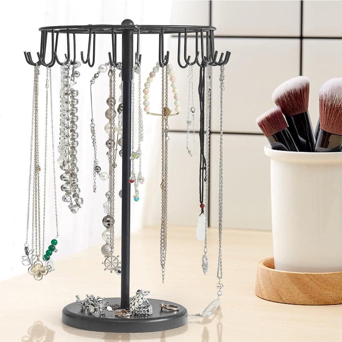 1-Piece Black Rotating Jewellery Display Rack — product photo 5