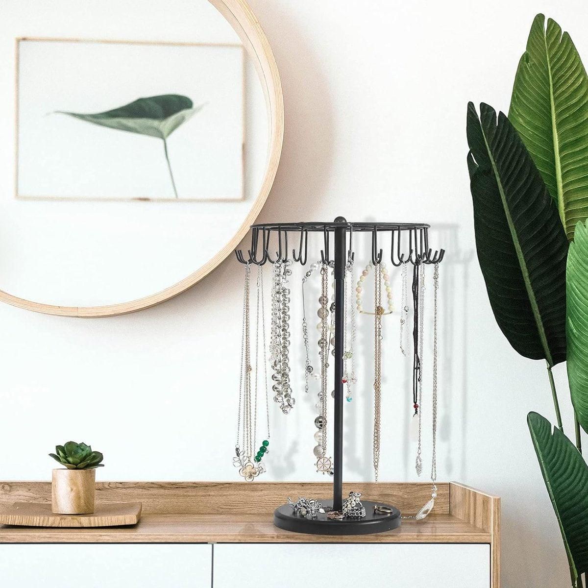 1-Piece Black Rotating Jewellery Display Rack — product photo 6