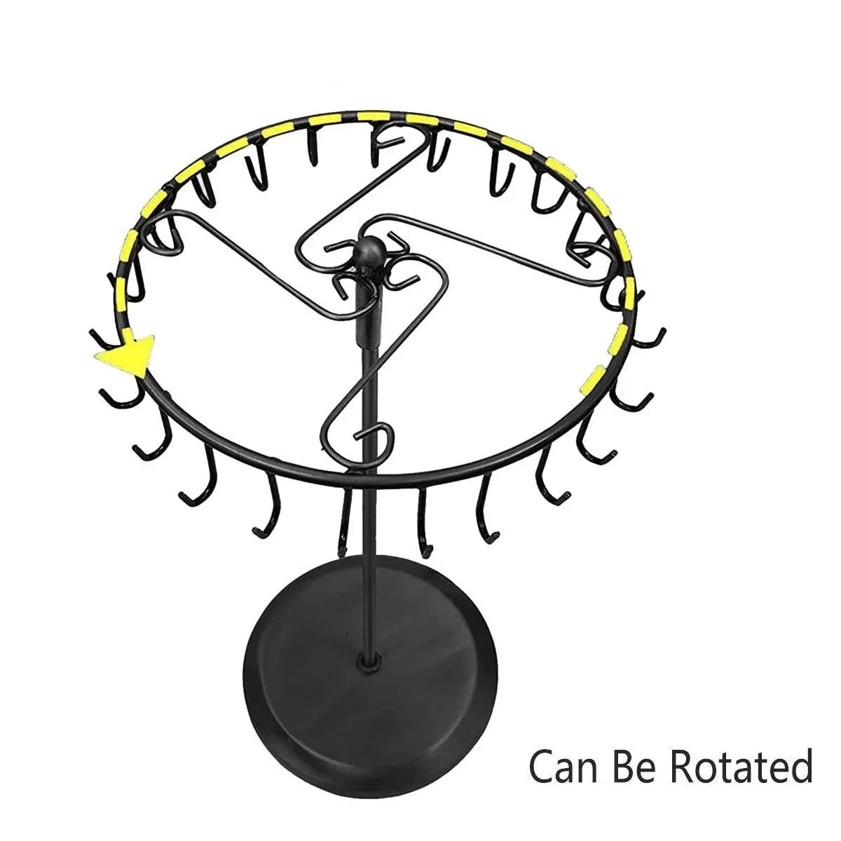 1-Piece Black Rotating Jewellery Display Rack — product photo 10