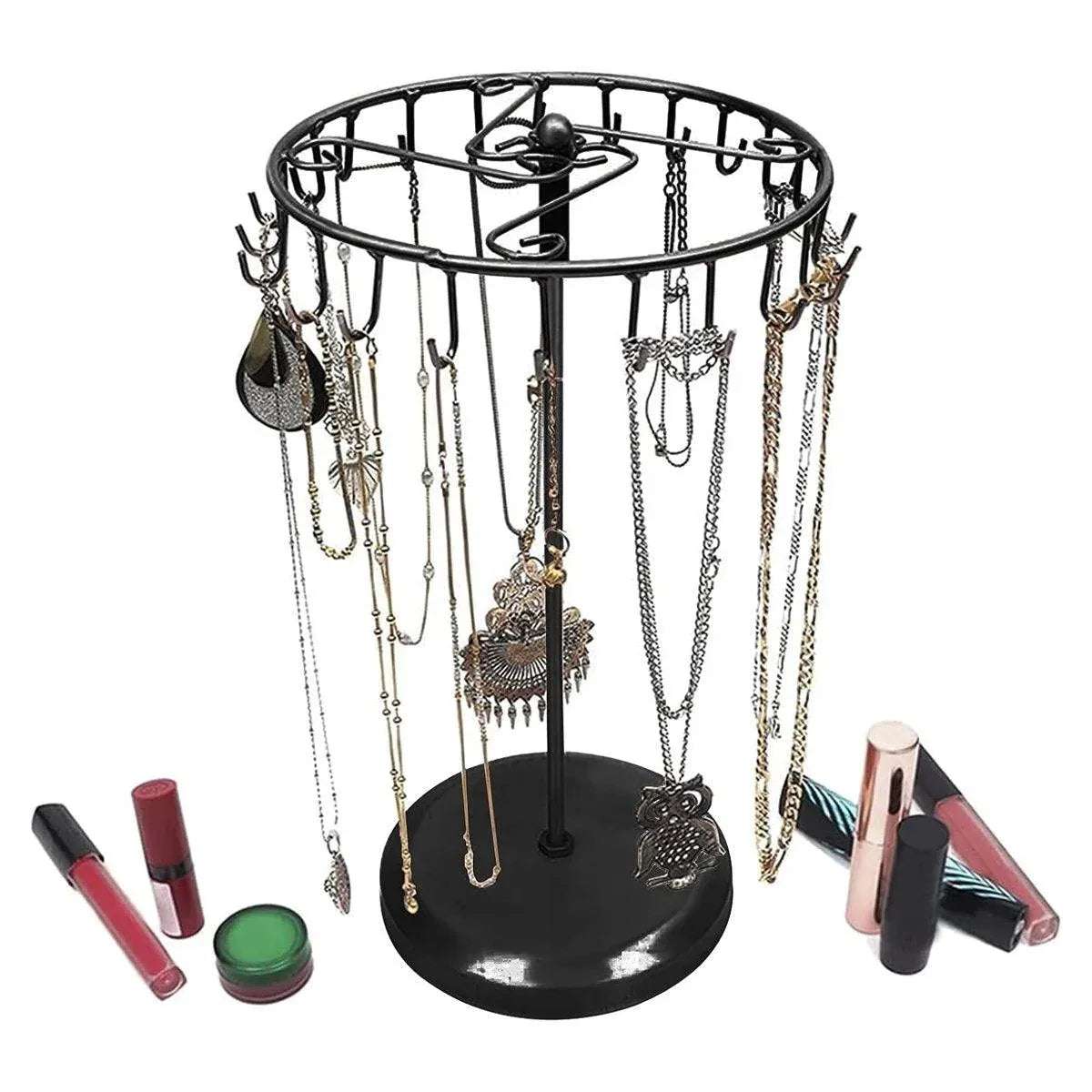 1-Piece Black Rotating Jewellery Display Rack — product photo 11
