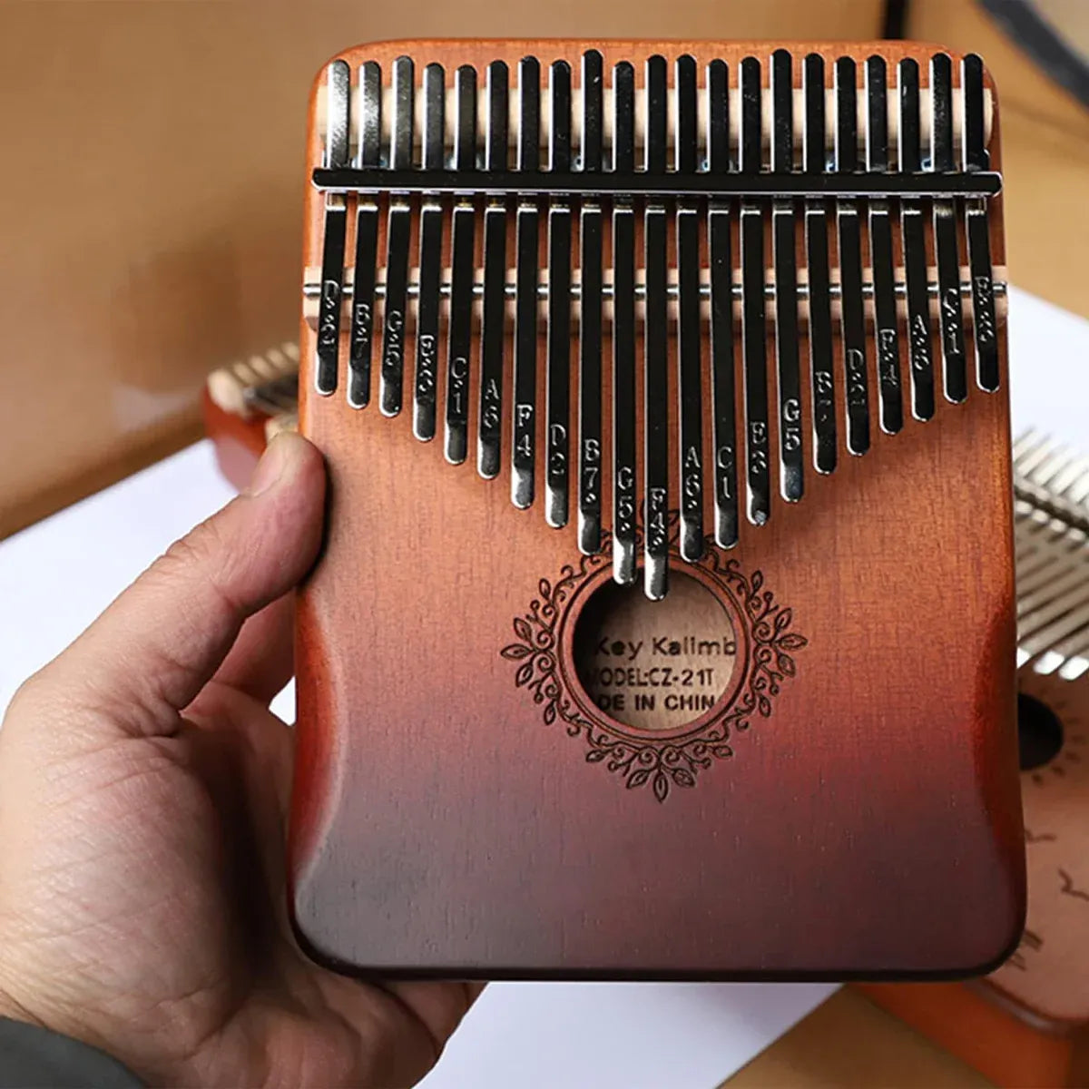 17-Key Beginner Thumb Piano Portable Instrument for Music Learning and Practice — product image 4