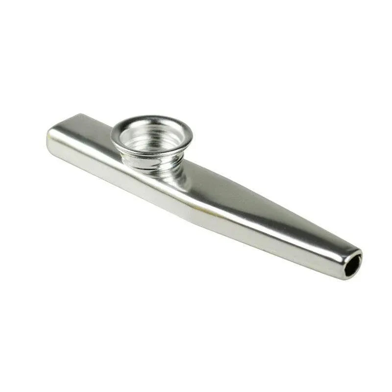 Kazoo Musical Instrument Mouth Flute Diaphragm Guitar Partner Harmonica Style - Silver — product image 1