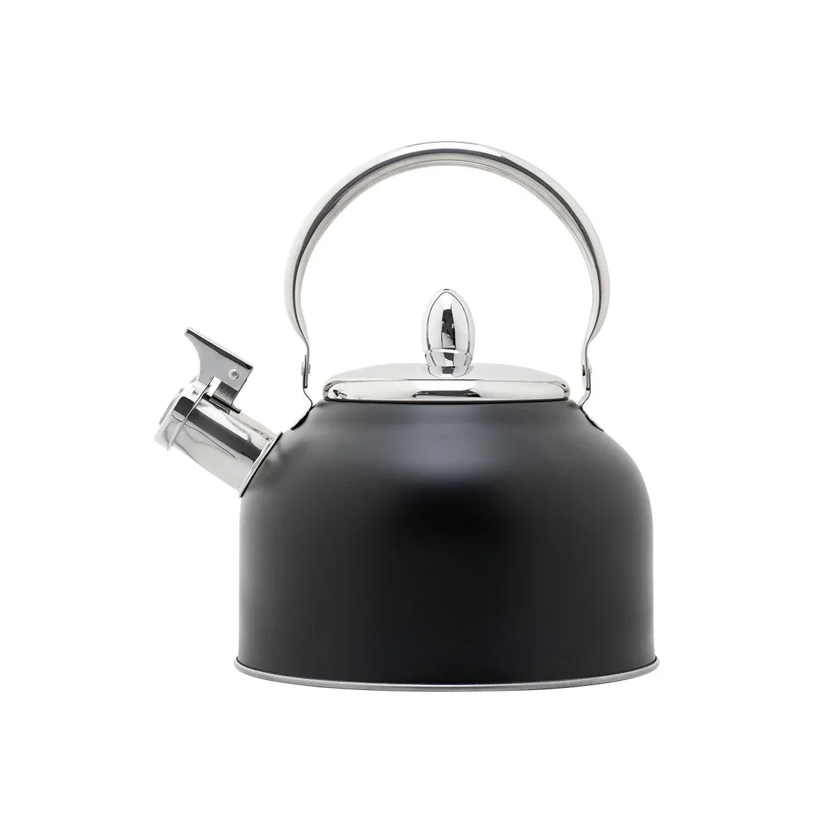 2.5 L Stainless Steel Whistling Stovetop Kettle – Black Handle