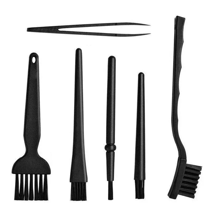 6PCS Anti-Static Keyboard Cleaning Kit Black Plastic Laptop PC Dust Cleaner Tool — product photo 11