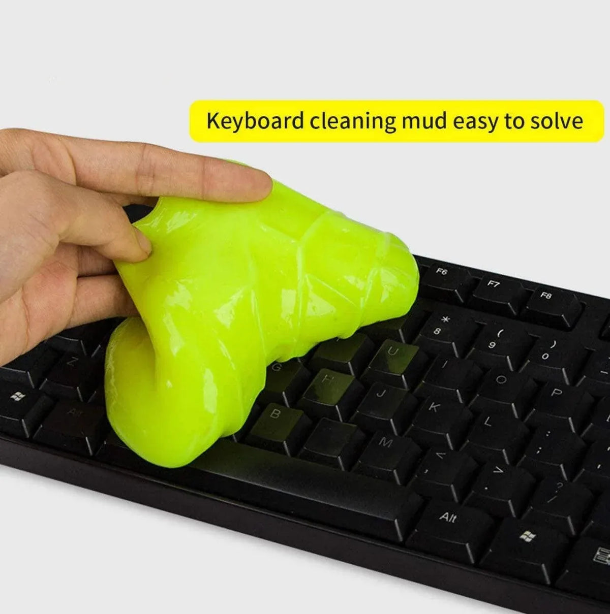 Dust Dirt Cleaning Super Clean Car Laptop Keyboard Home Cleaner - Yellow