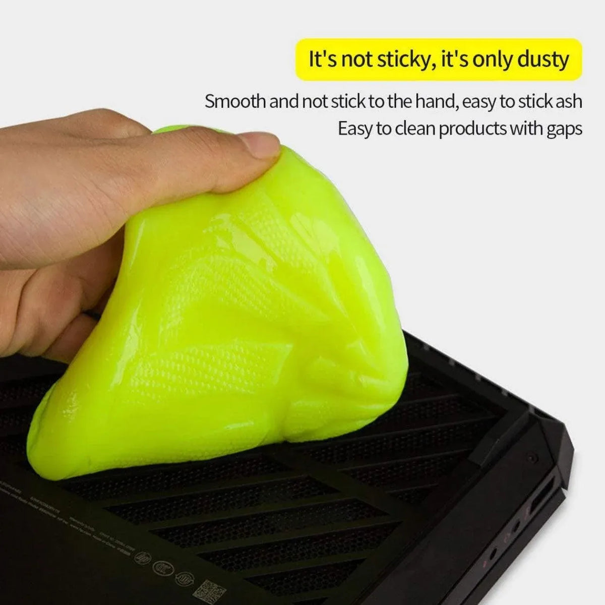 Dust Dirt Cleaning Super Clean Car Laptop Keyboard Home Cleaner - Yellow