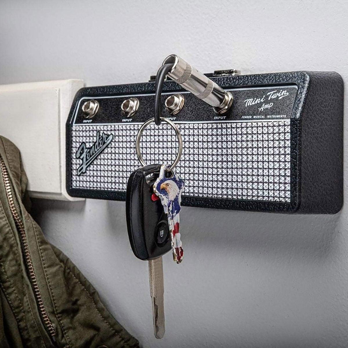 Guitar Shaped Wall Mounted Key Holder Decorative Storage Rack Home Organiser — product image 7