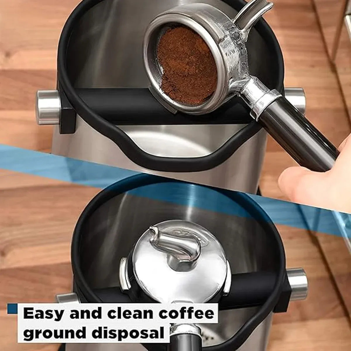 304 Stainless Steel Coffee Knock Box for Semi-Automatic Espresso Machine