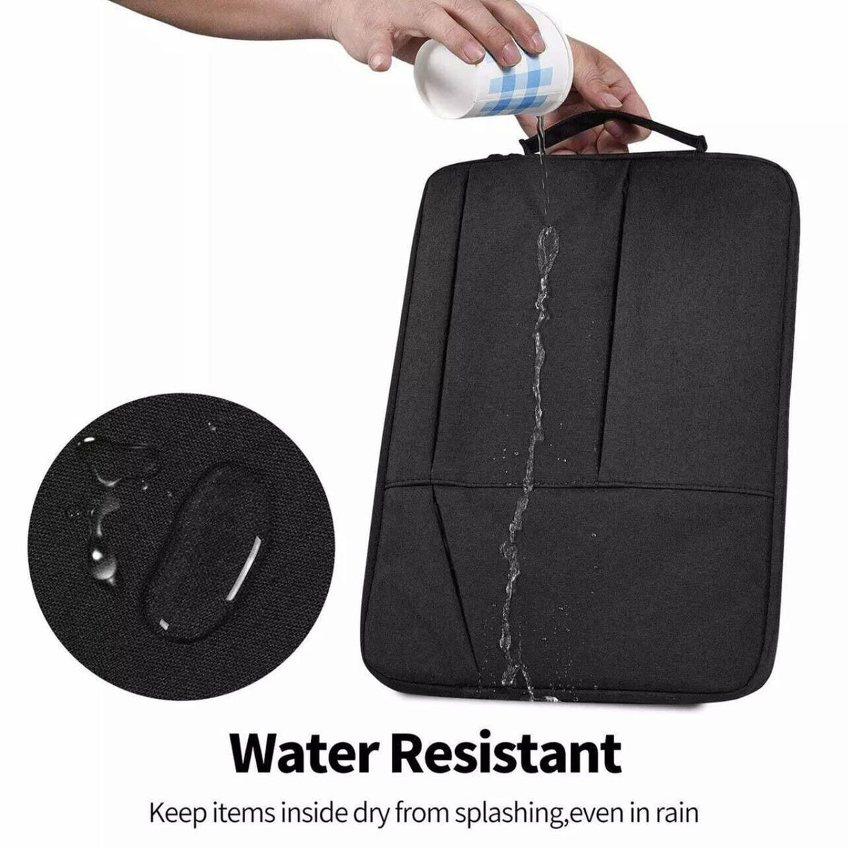 Laptop Sleeve Travel Bag Carry Case For MacBook Air Pro 14.1”-15.4” - Black — product photo 4