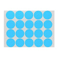Blue Assorted Sizes Colour Sticker Dots Adhesive Round Labels Circular Spot Scrapbook - 13mm*132 Dots