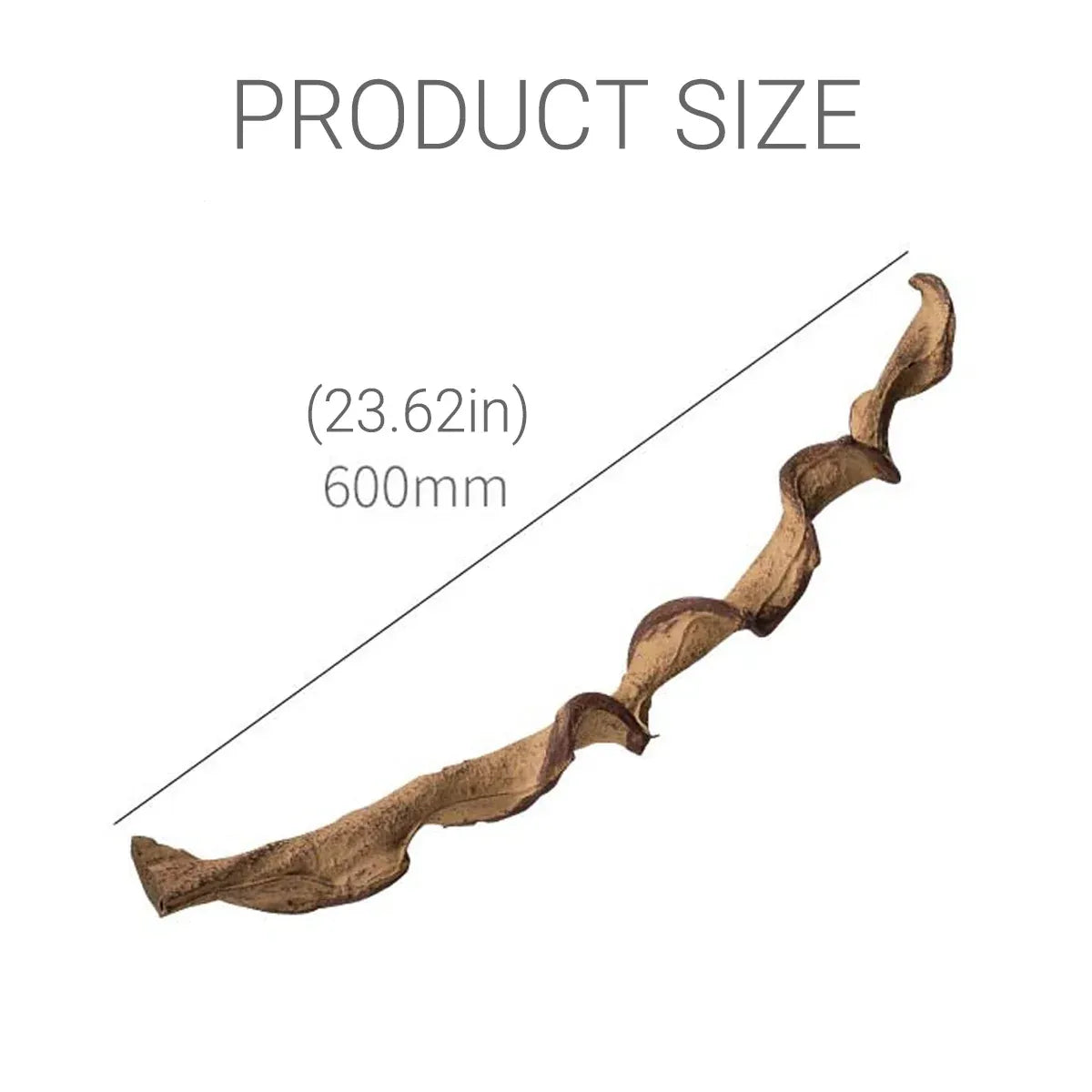 Flexible Reptile Terrarium Climbing Vine - Earth Tones, 60 cm
