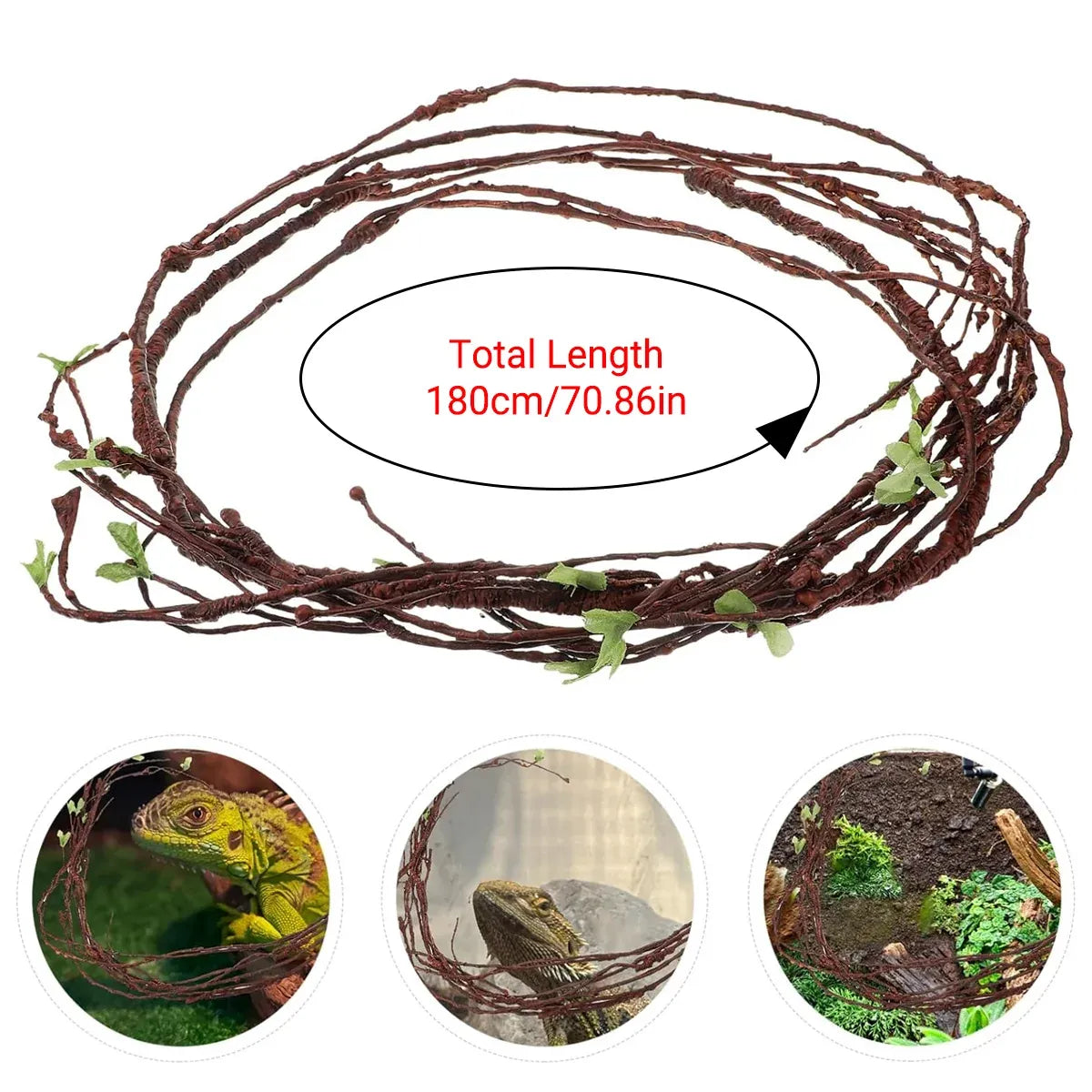 Artificial Flexible Rainforest Climbing Vine - 180 cm