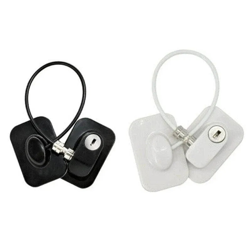 Refrigerator Lock Fridge Cabinet Child Safety Window Door Drawer Latches W/ Keys — product image 3