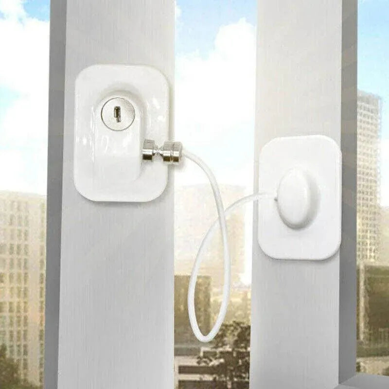 Refrigerator Lock Fridge Cabinet Child Safety Window Door Drawer Latches W/ Keys — product image 4