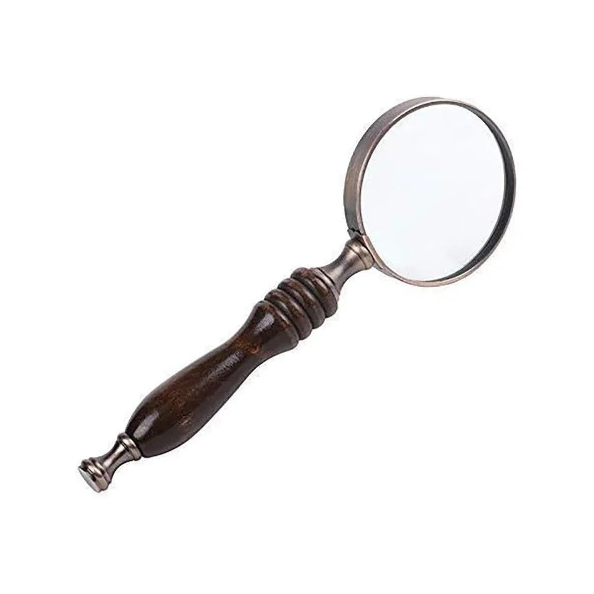Vintage Handheld Magnifying Glass with Dark Wooden Handle – Gift Box — product image 10 of 13