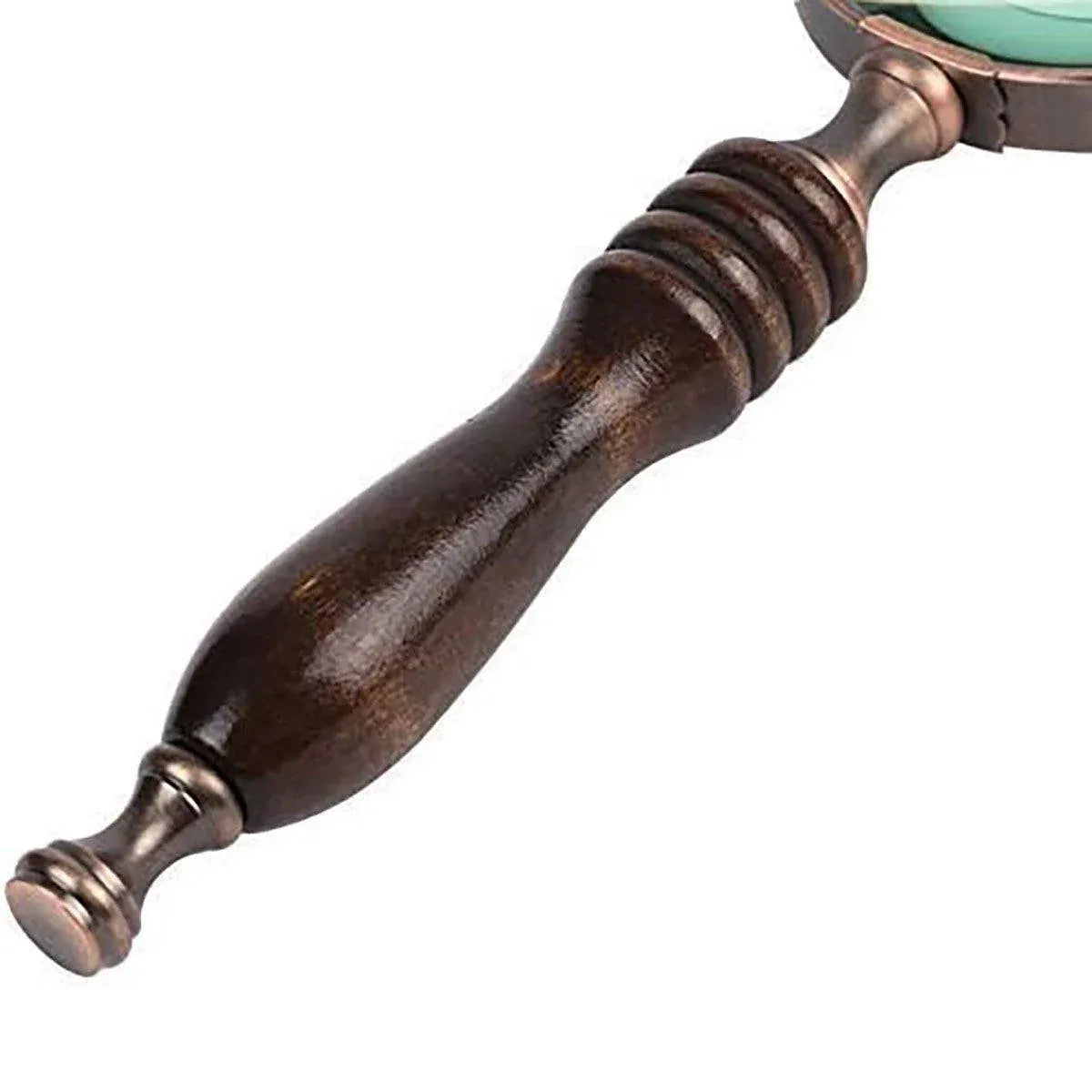 Vintage Handheld Magnifying Glass with Dark Wooden Handle – Gift Box — product image 12 of 13