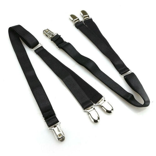 1 Pair Y-Style Shirt Stays Garters Uniform Suit Sock Hold for Men