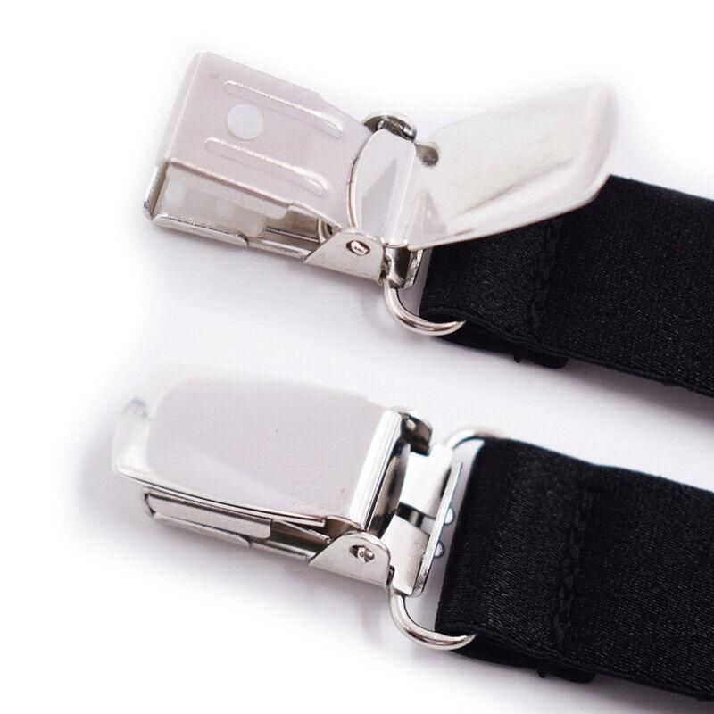 1 Pair Y-Style Shirt Stays Garters Uniform Suit Sock Hold for Men
