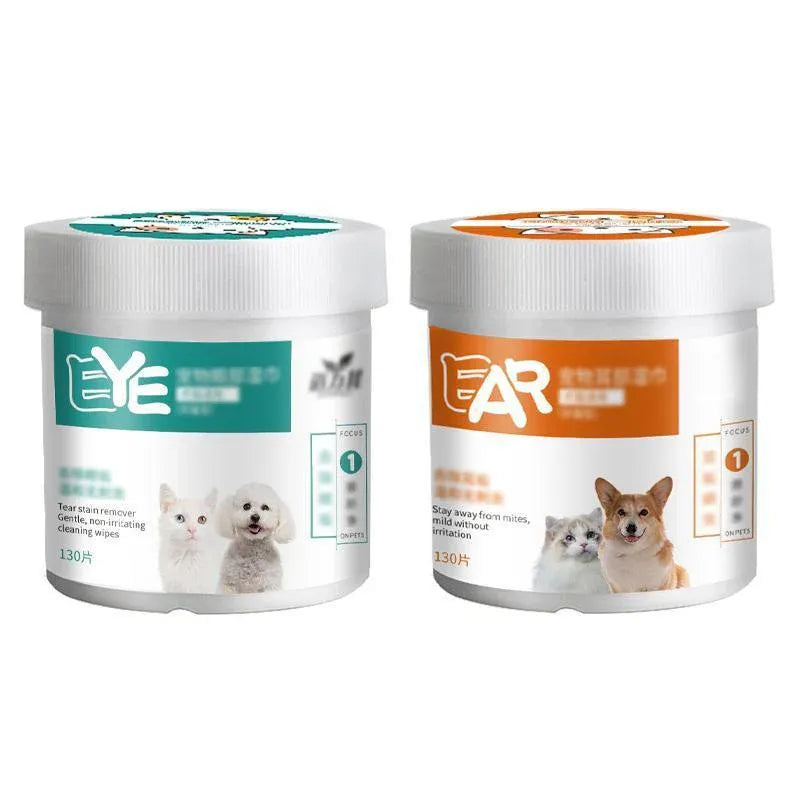 Pet Eye-Area Cleaning Wipes - 130-Pack