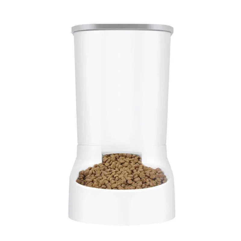 Gravity-Fed Pet Dry Food Dispenser & Bowl, Food-Only