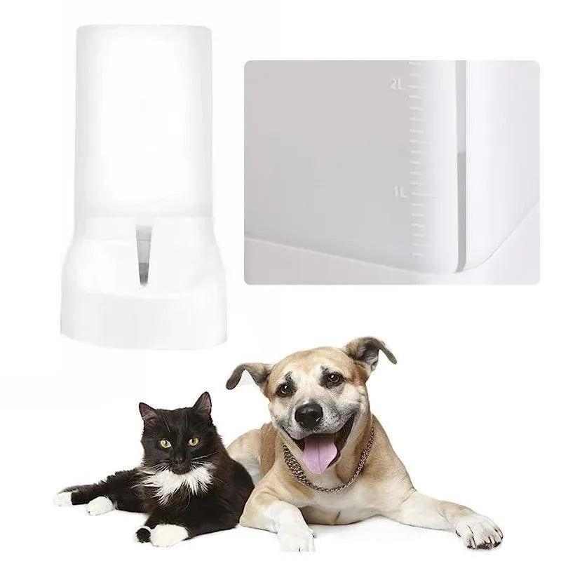 Gravity-Fed Pet Dry Food Dispenser & Bowl, Food-Only