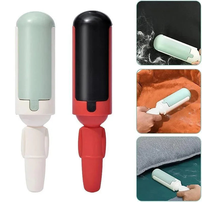 Self-Cleaning Pet Hair & Lint Remover Roller - Red, 24.9 cm