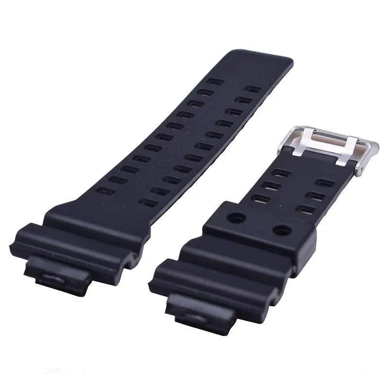16mm TPU Watch Strap Compatible with G Series GA100 G8900 GW8900 with Tool Pins - Army Green