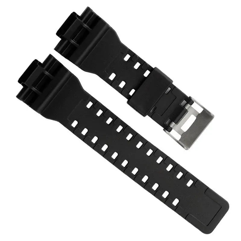 16mm TPU Watch Strap Compatible with G Series GA100 G8900 GW8900 with Tool Pins - Army Green