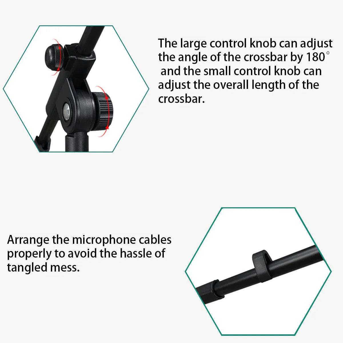 Pickup Microphone Stand Guitar Erhu Drum Band Compact Mic Tripod Small Bracket — product image 5