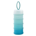 4-Layer Milk Powder Dispenser Bottle Container Food Storage Box Portable Stackable - Blue — product image 1