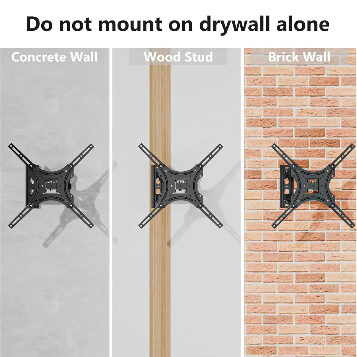 Adjustable Tilting TV Wall Mount for 32–55-Inch Screens