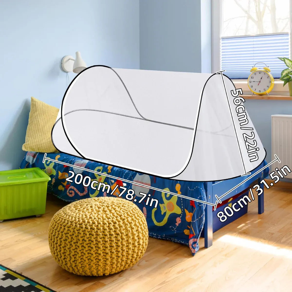 Portable Foldable Mosquito Net Pop-Up Travel Tent for Indoor Outdoor Use
