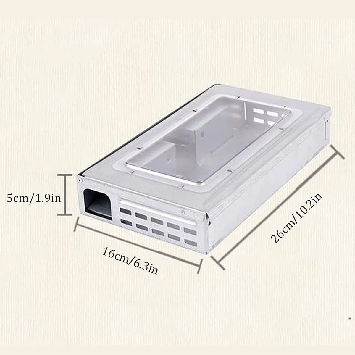 Reusable Ventilated Live-Catch Rodent Trap Boxes - 3 Pack