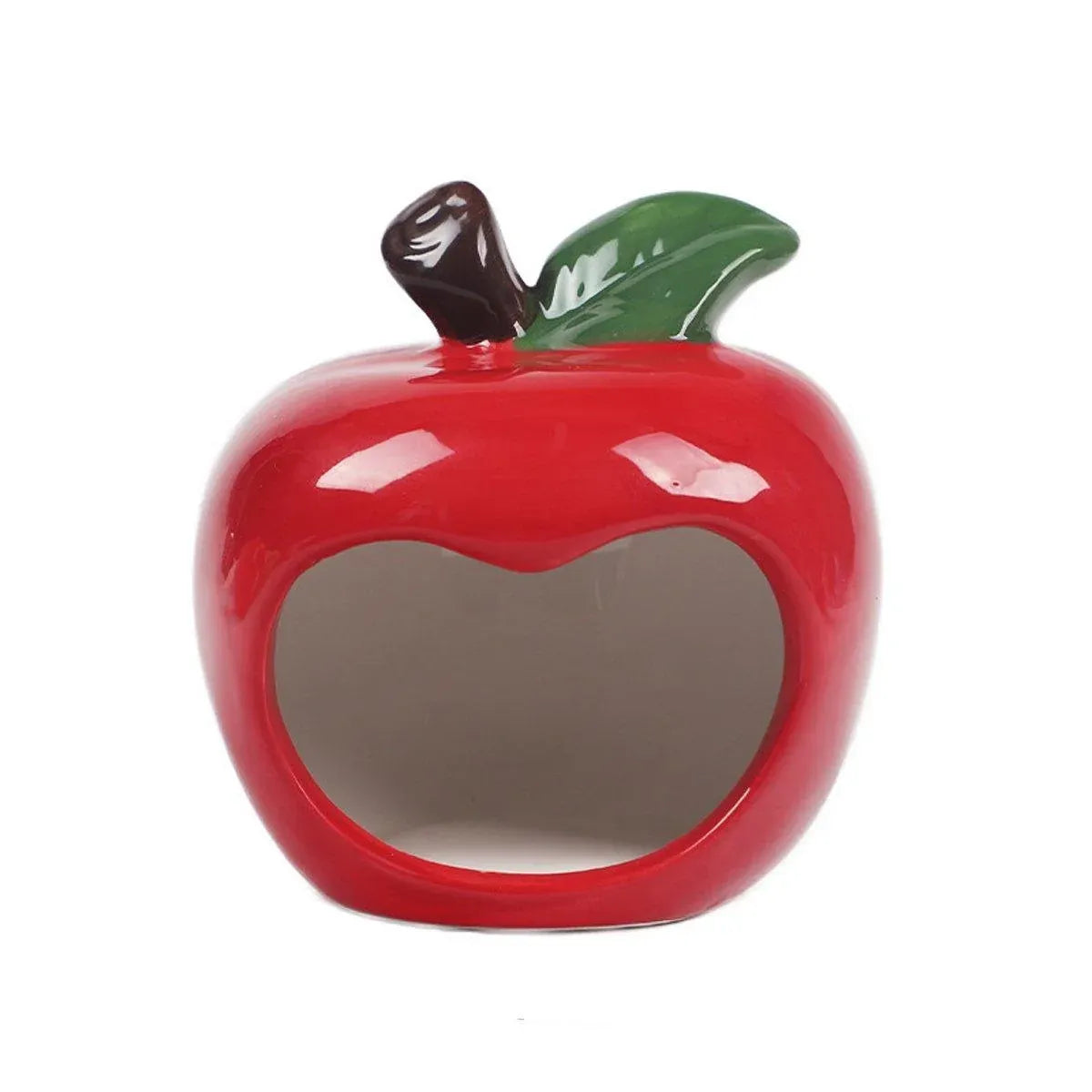 Ceramic Hamster Hideaway House - Apple
