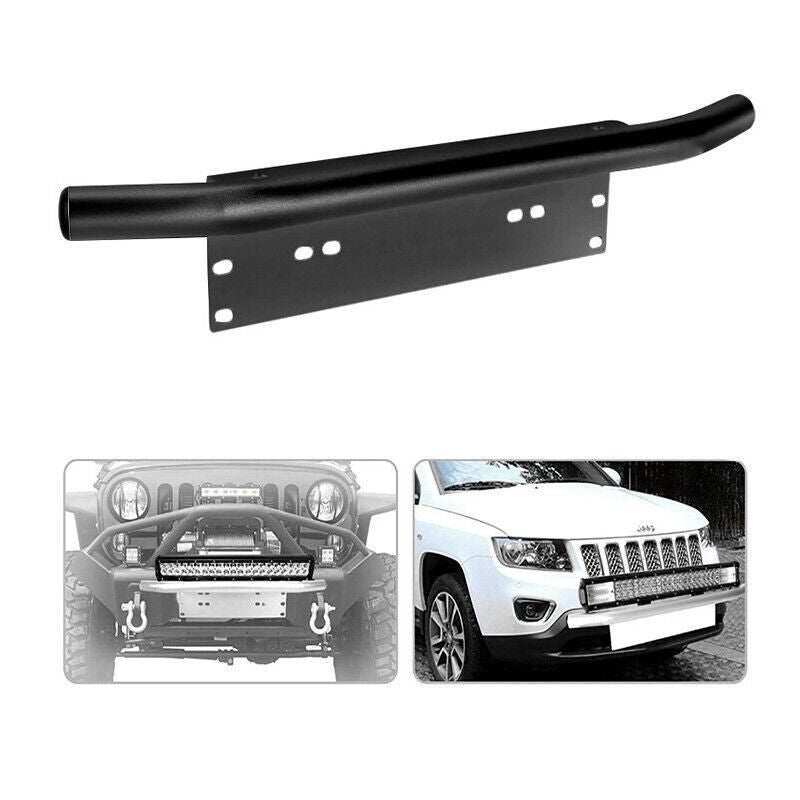 24-inch Number-Plate-Mounted Auxiliary Light Bar Bracket – Black — product image 5 of 12