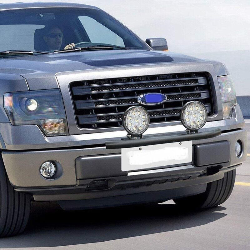 24-inch Number-Plate-Mounted Auxiliary Light Bar Bracket – Black — product image 10 of 12