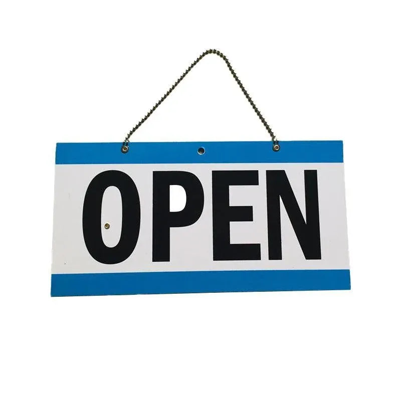 Open Closed Sign with Will Return Clock for Business Shops and Home Use 29x15cm — product photo 5