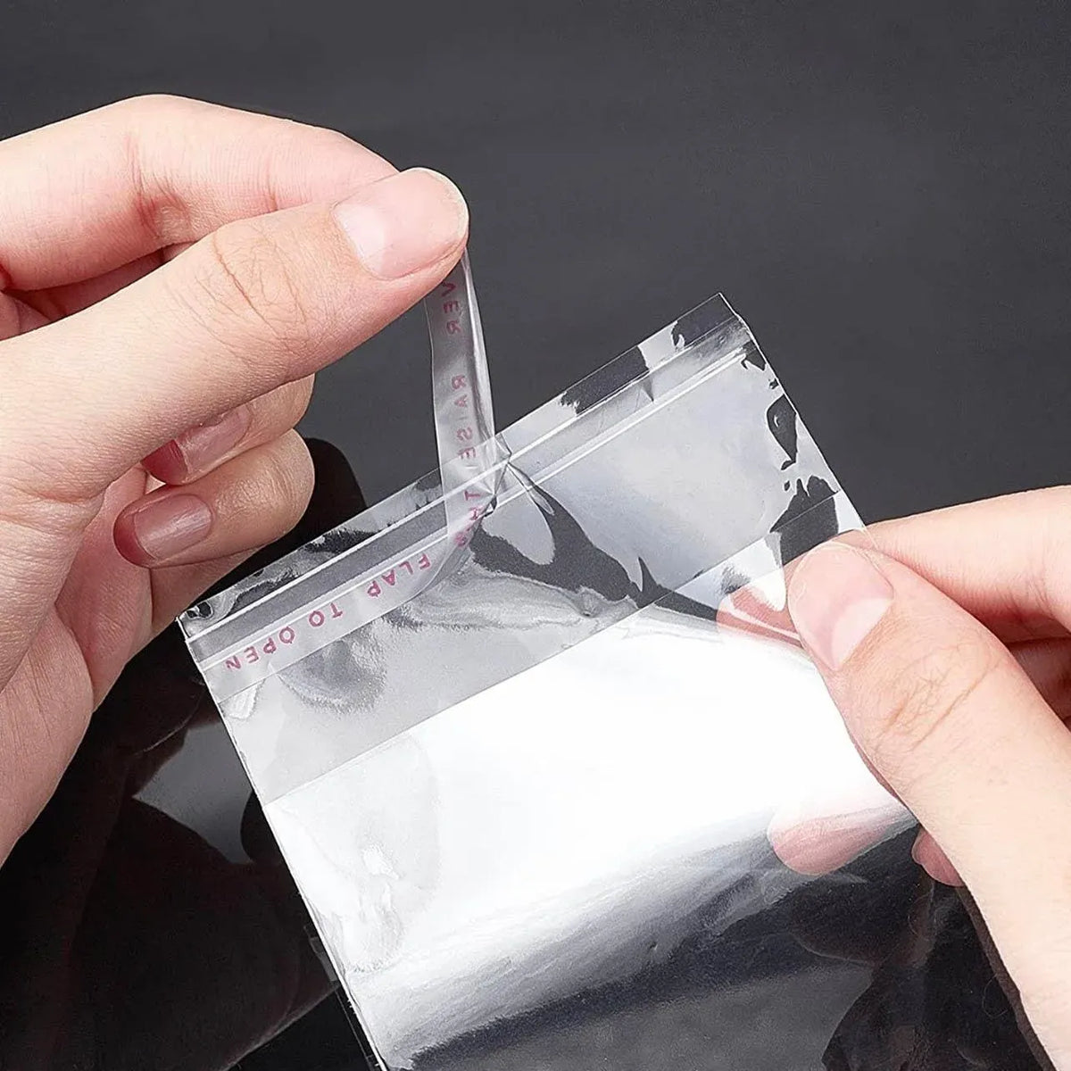 Multi-size Clear Self-Seal Cellophane Bags - Bulk Adhesive Opp - 30*40 — product photo 13