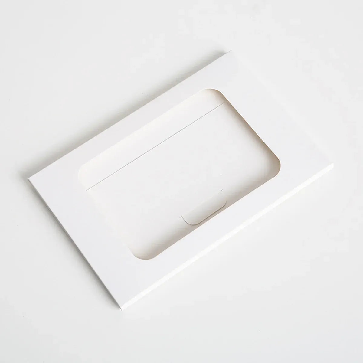 100PCS Windowed Postcard Mailing Box Cardboard Envelope for Packaging Craft Use - Kraft — product photo 10