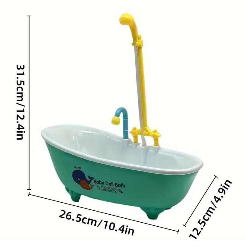 Electric Circulating Bird Bath with Rotating Faucet - Green, 26.5 cm
