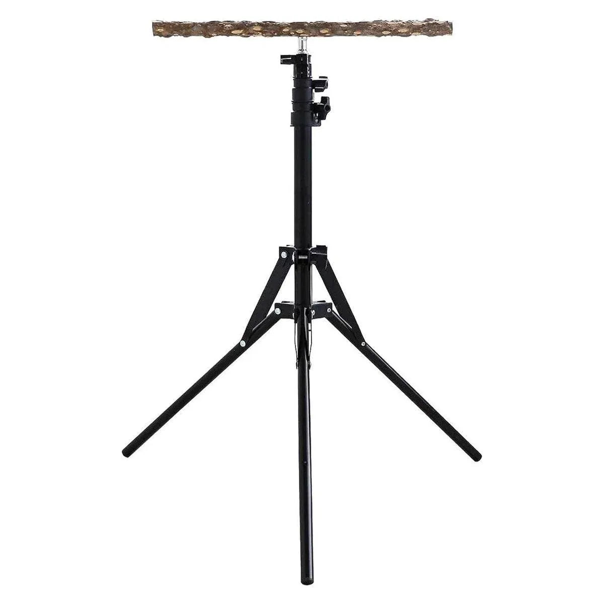 Adjustable Freestanding Bird Perch & Playstand with Tripod – Up to 157 cm – product image 2 of 13
