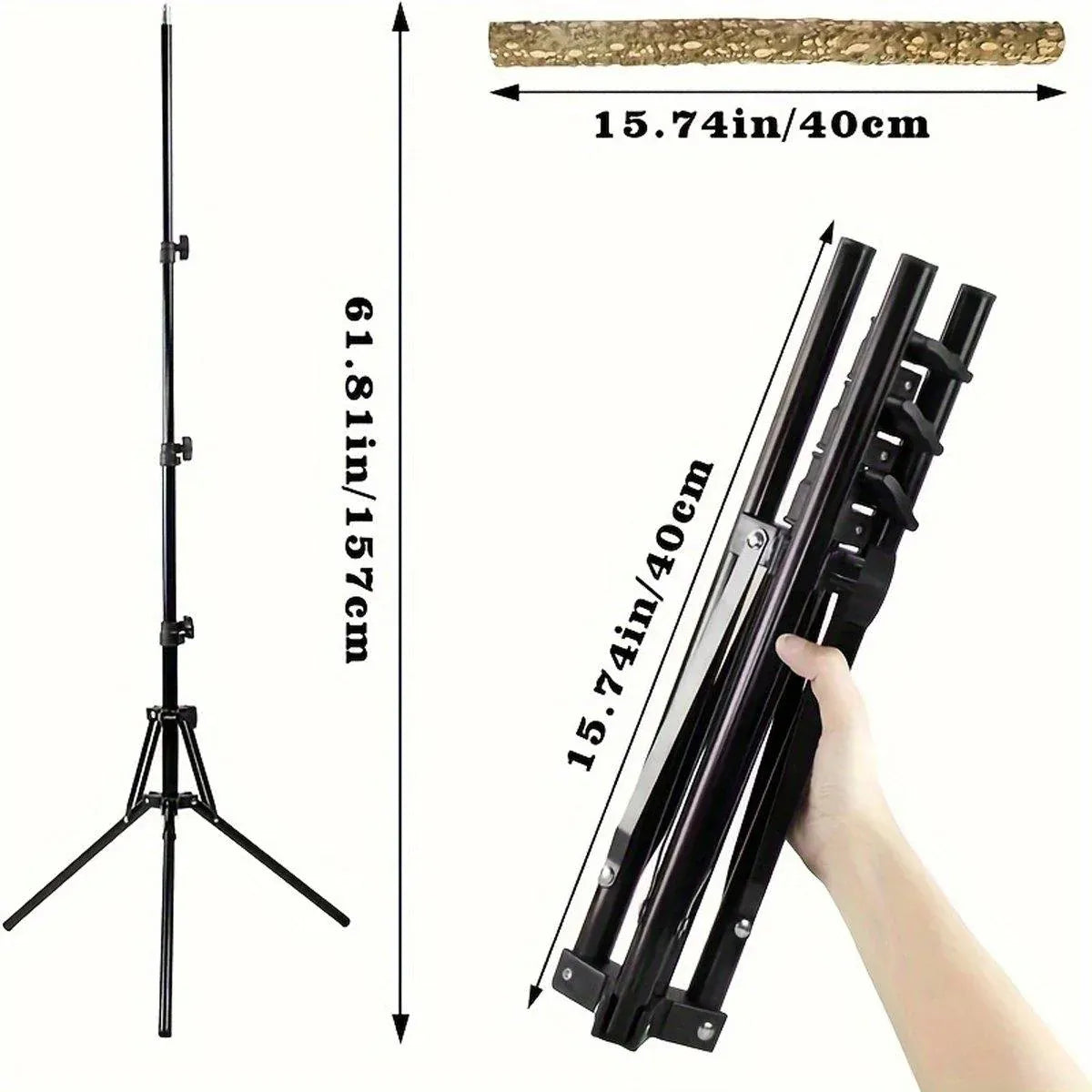 Adjustable Freestanding Bird Perch & Playstand with Tripod – Up to 157 cm – product image 3 of 13