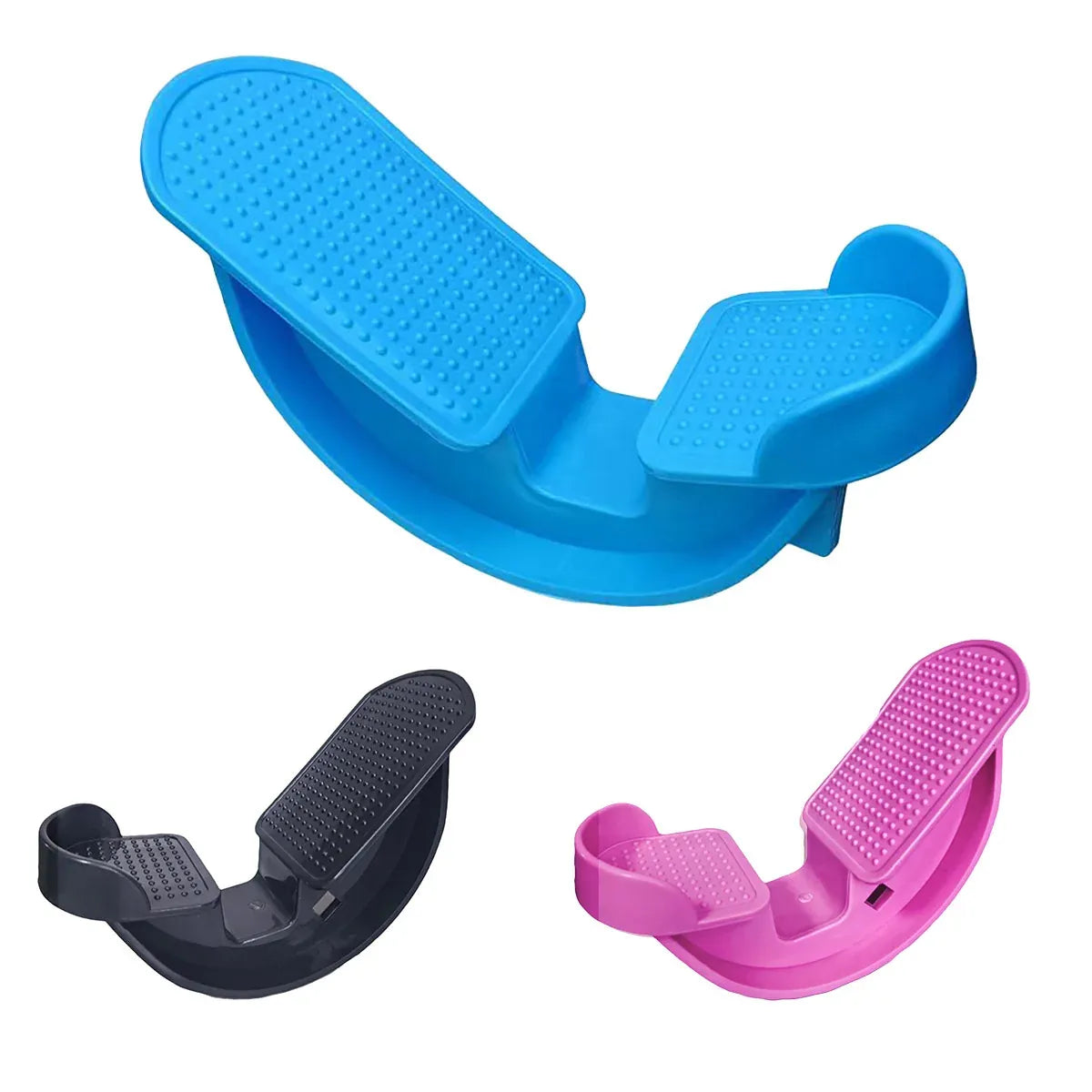 2PCS Tendon Plate Calf Stretcher Fitness Oblique Pedal Ankle Achilles Exercise - Pink