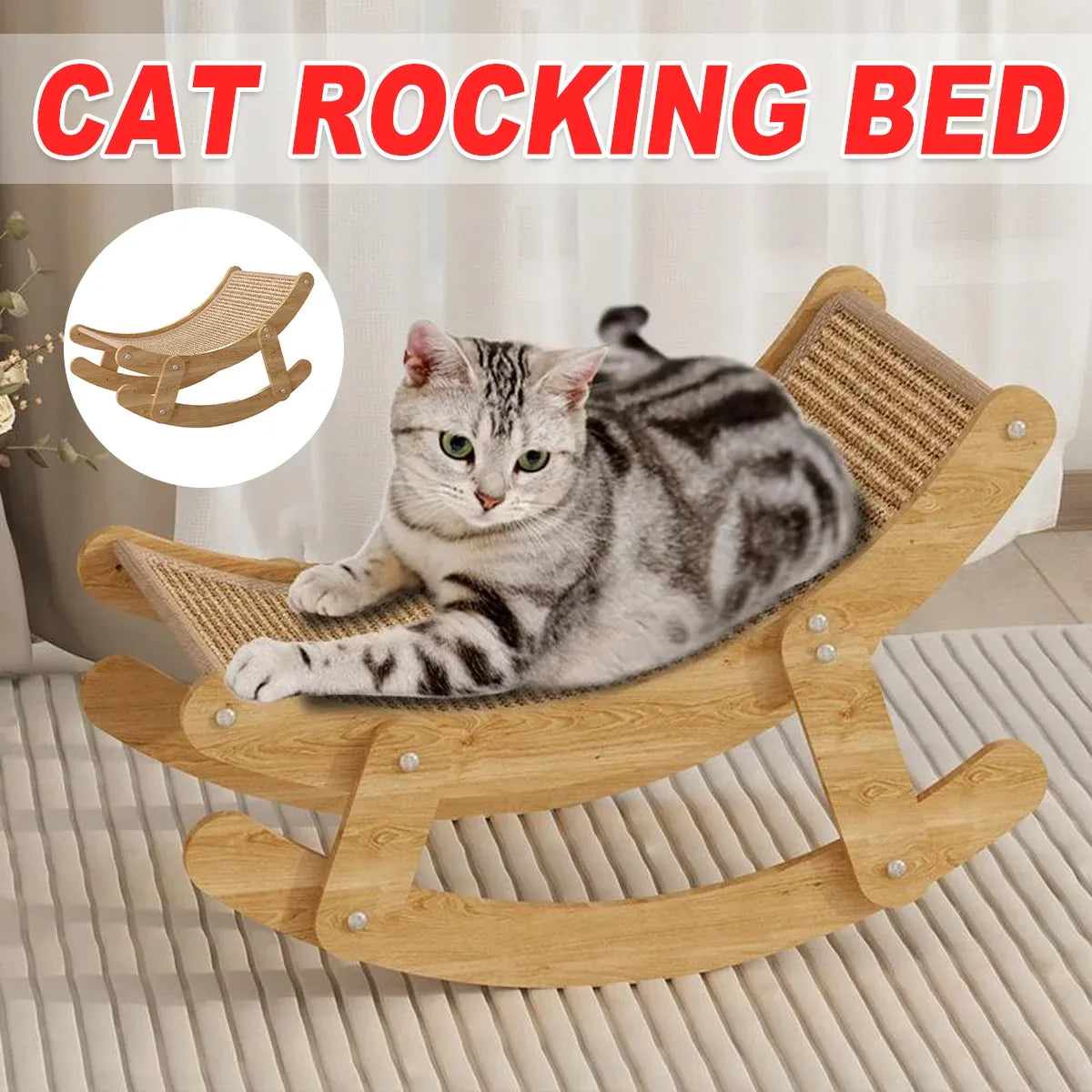 Cardboard Cat Scratcher Lounge Chair - product photo 1 of 13