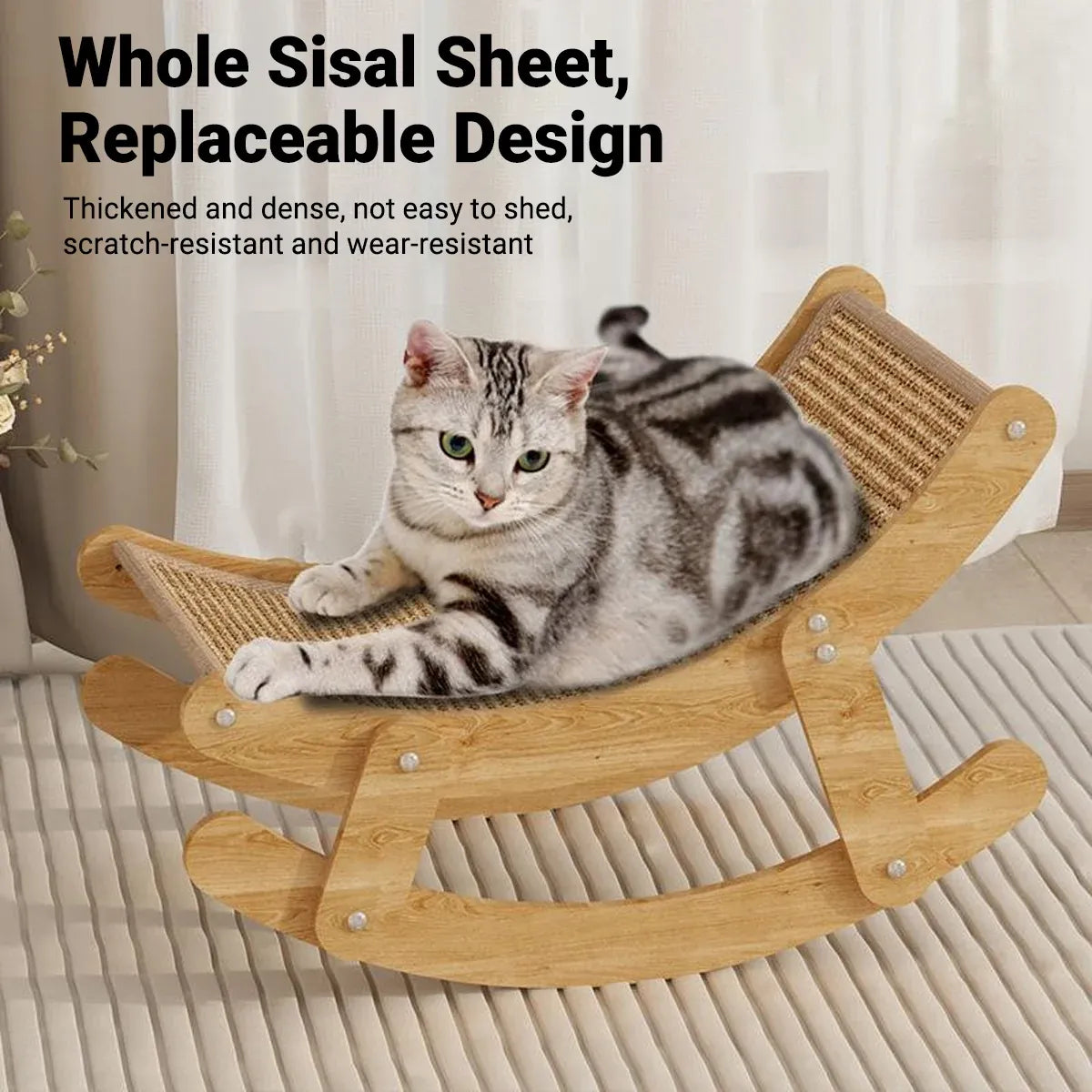 Cardboard Cat Scratcher Lounge Chair - product photo 5 of 13