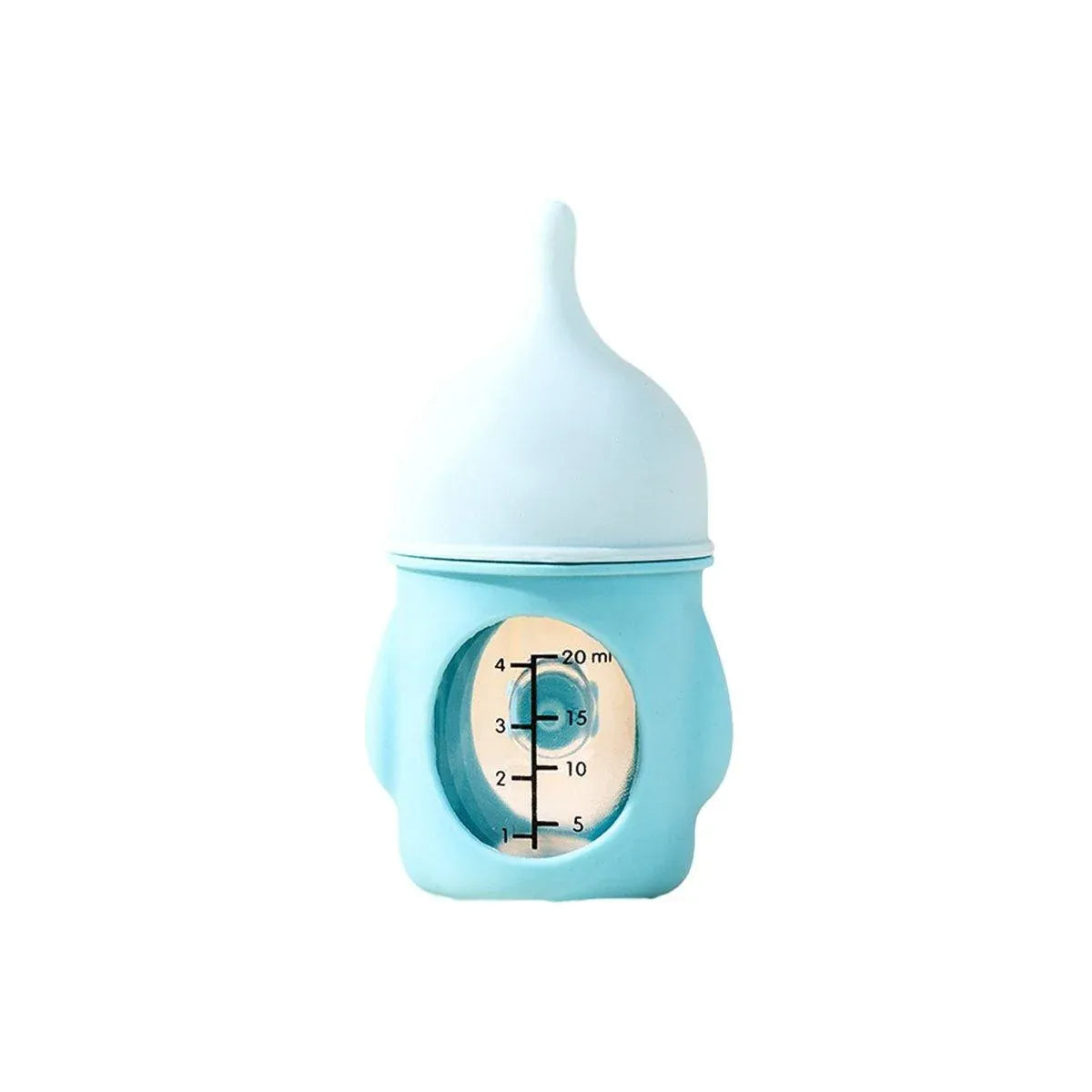 Silicone Puppy & Kitten Milk Feeding Bottle - 20 ml, Blue
