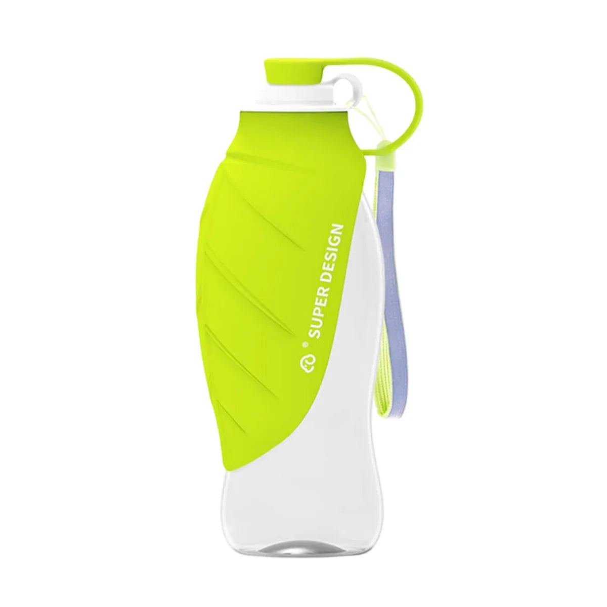 Portable Dog & Cat Drinking Water Bottle - 580mL, Green