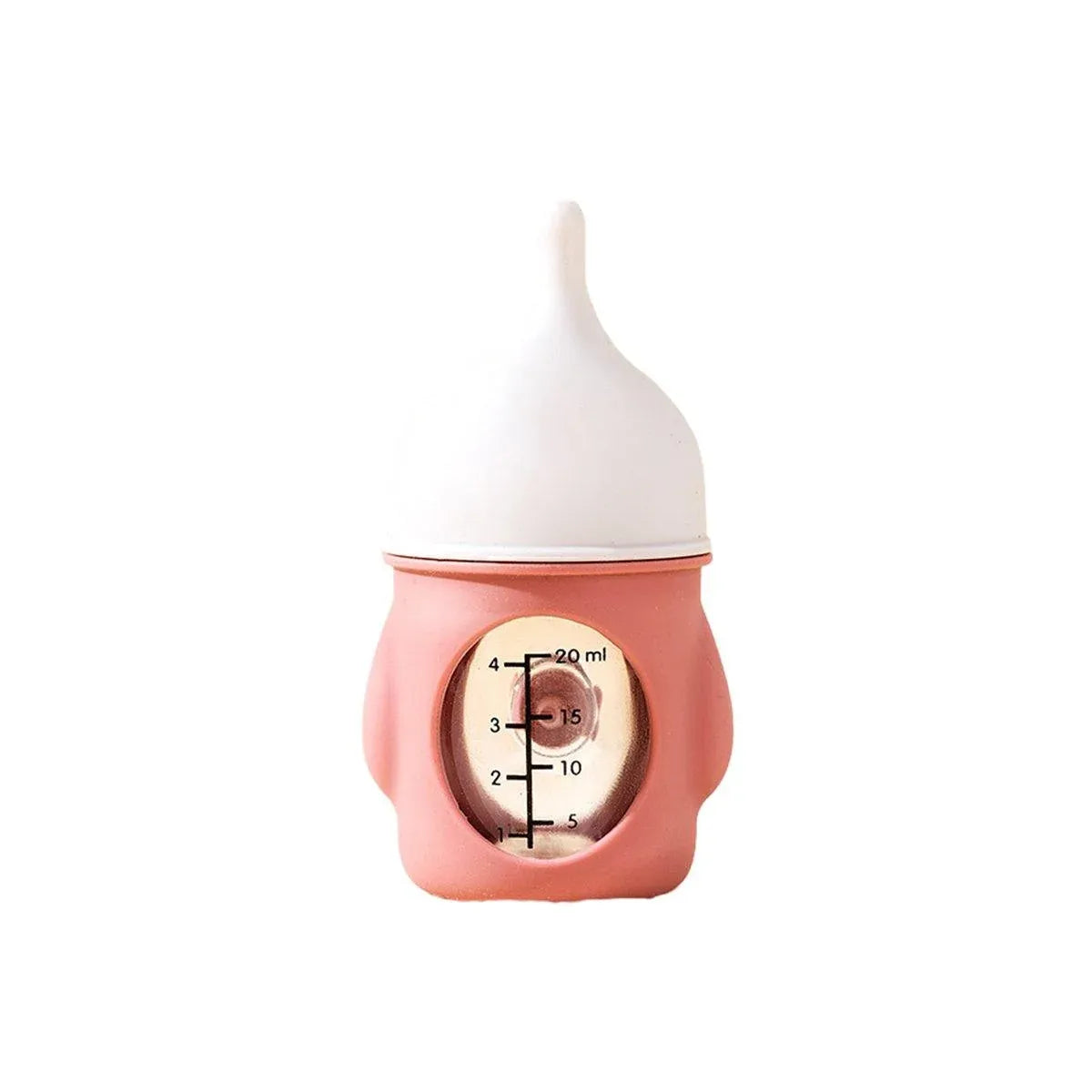Silicone Puppy & Kitten Milk Feeding Bottle - 20 ml, Pink